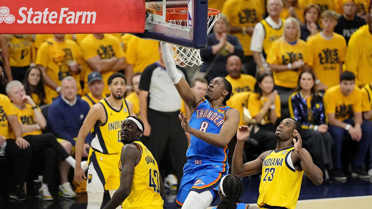 正负值-40，雷霆杰伦·威廉姆斯在G6中遭遇NBA总决赛历史性低谷